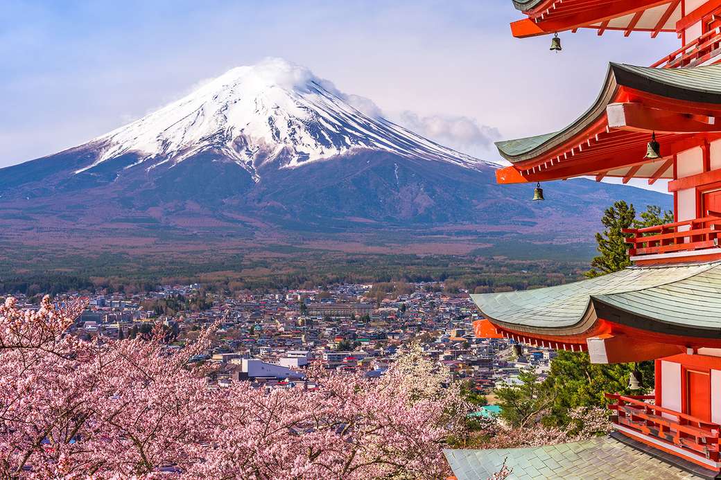 гора Фуджі, Японія пазл онлайн
