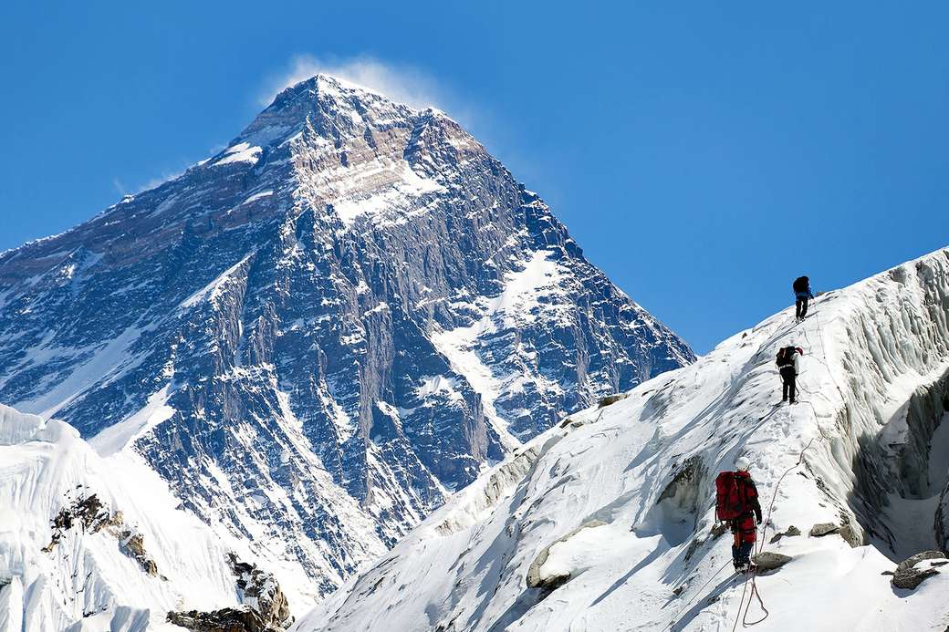 Mount Everest Čína skládačky online