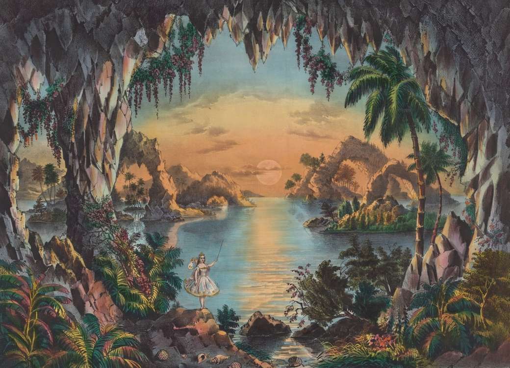 The fairy grotto, 1867 online puzzle