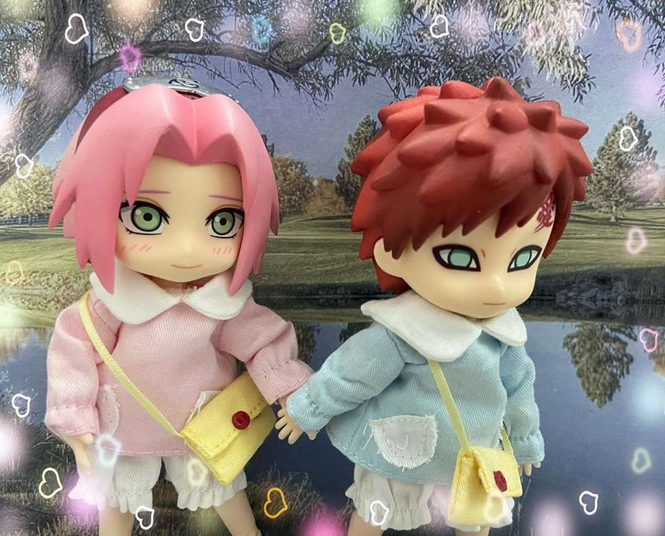 Sakura și Gaara puzzle online