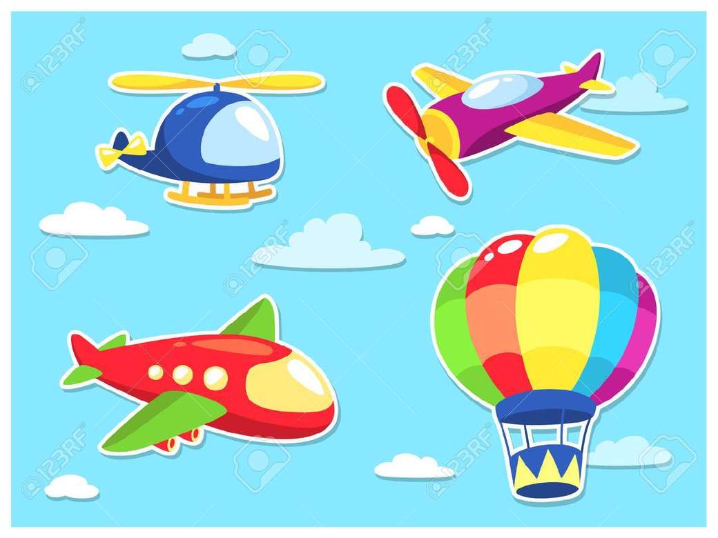Transport aerian puzzle online