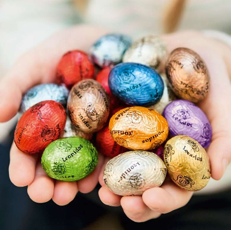 HASZNOS CSokoládé tojás. kirakós online