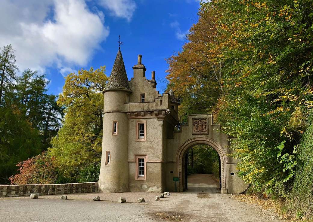 Eingang zum Schloss Online-Puzzle