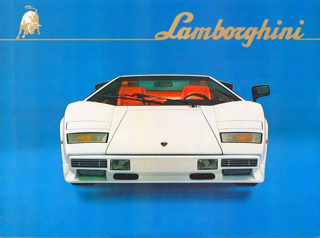 Lamborghini Countach pussel på nätet