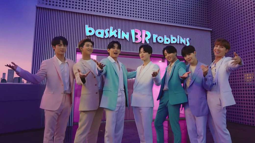 BTS x Baskin Robbins puzzle online