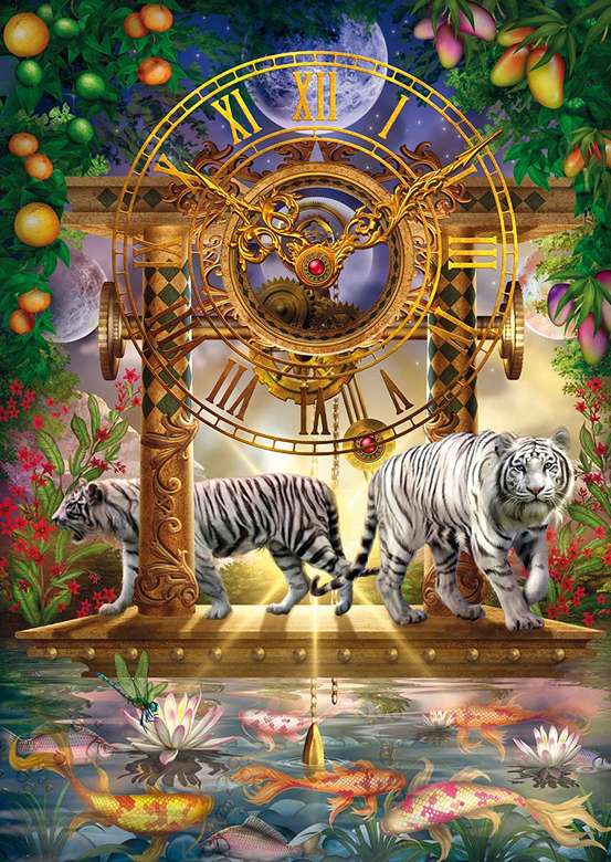 fantasy obrázek s tygři skládačky online