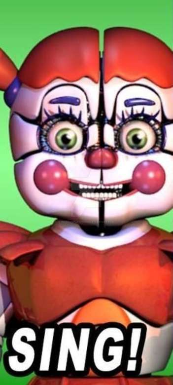 Circus Baby SING-affisch Pussel online