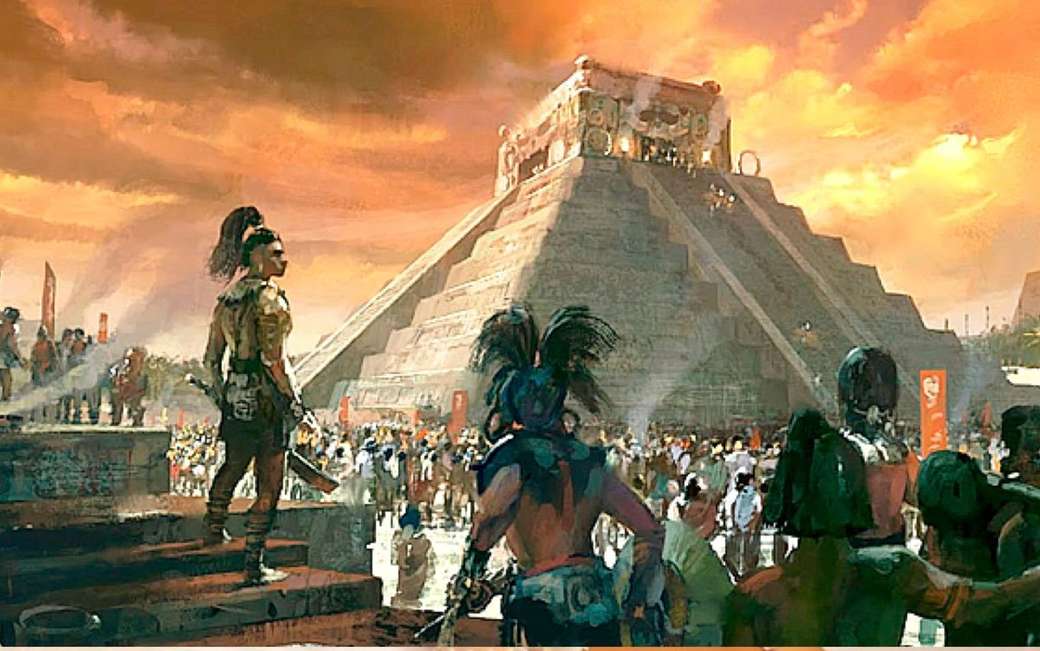 Maya oorlog online puzzel