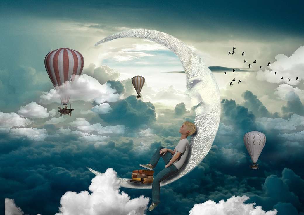 Да сънуваш в облаците онлайн пъзел