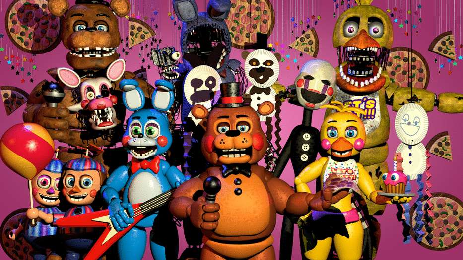 FNaF 2 TMG Puzzle - puzzle online