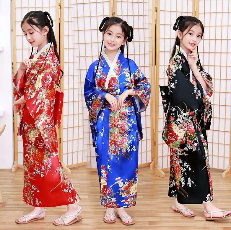 Mooie kimono's online puzzel