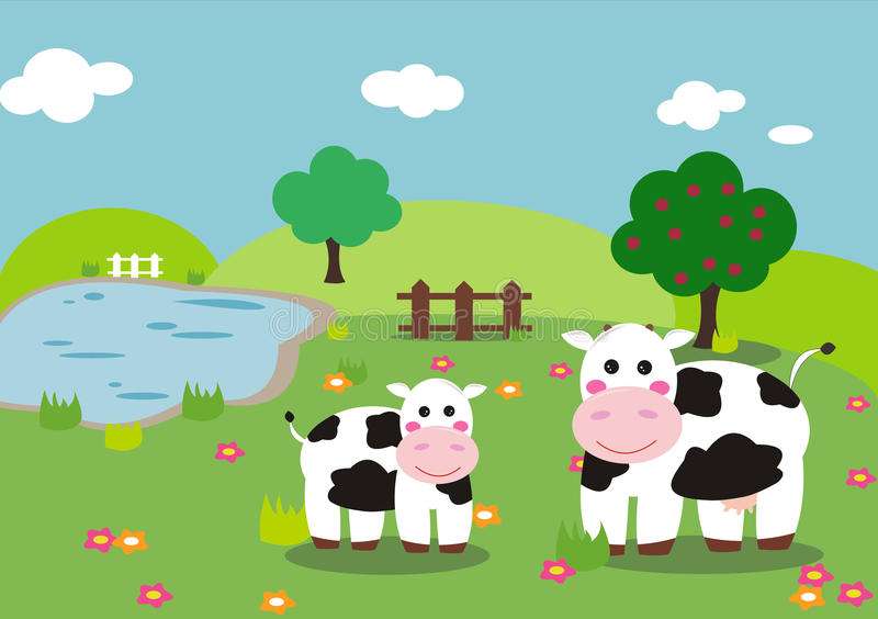 Thema puzzel voor koe legpuzzel online