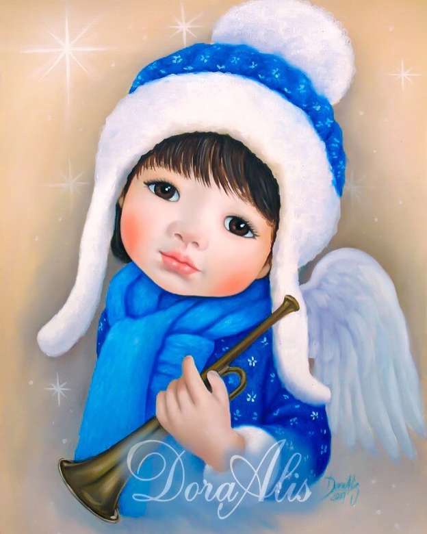 Karácsonyi angyal =) kirakós online