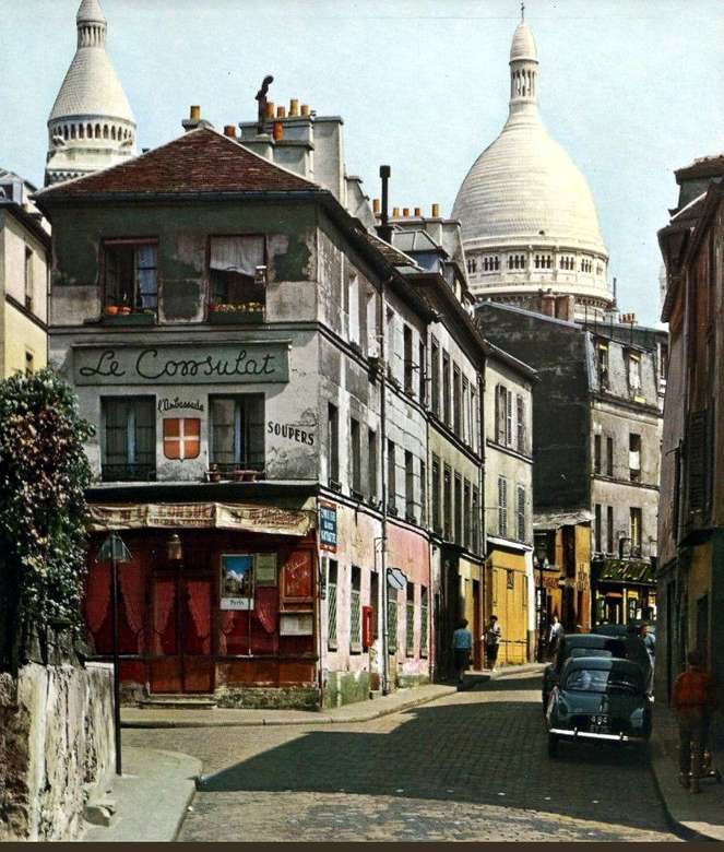 Старый Париж пазл онлайн