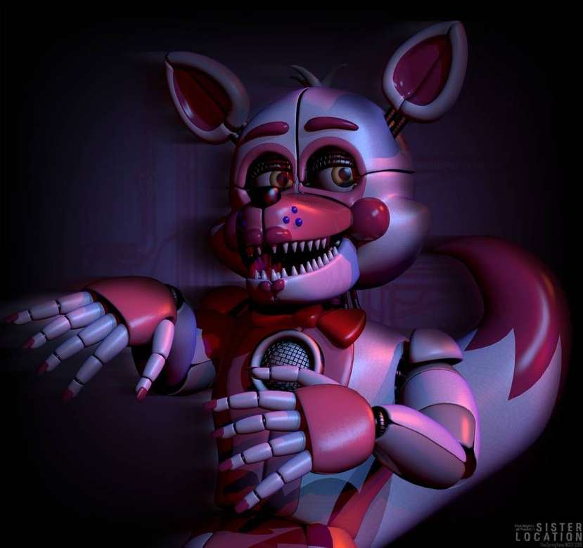 Fnaf 4 Nightmare Foxy - online puzzle