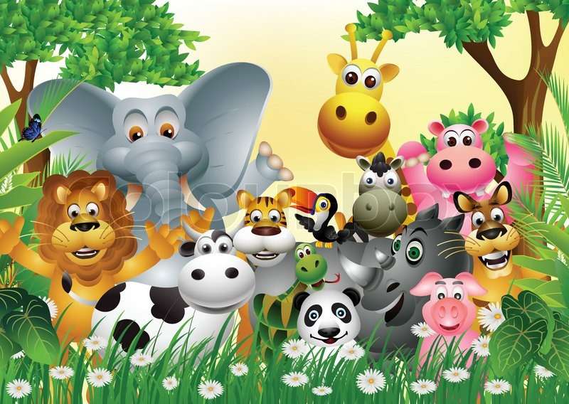 ANIMALI INTORNO A ME puzzle online
