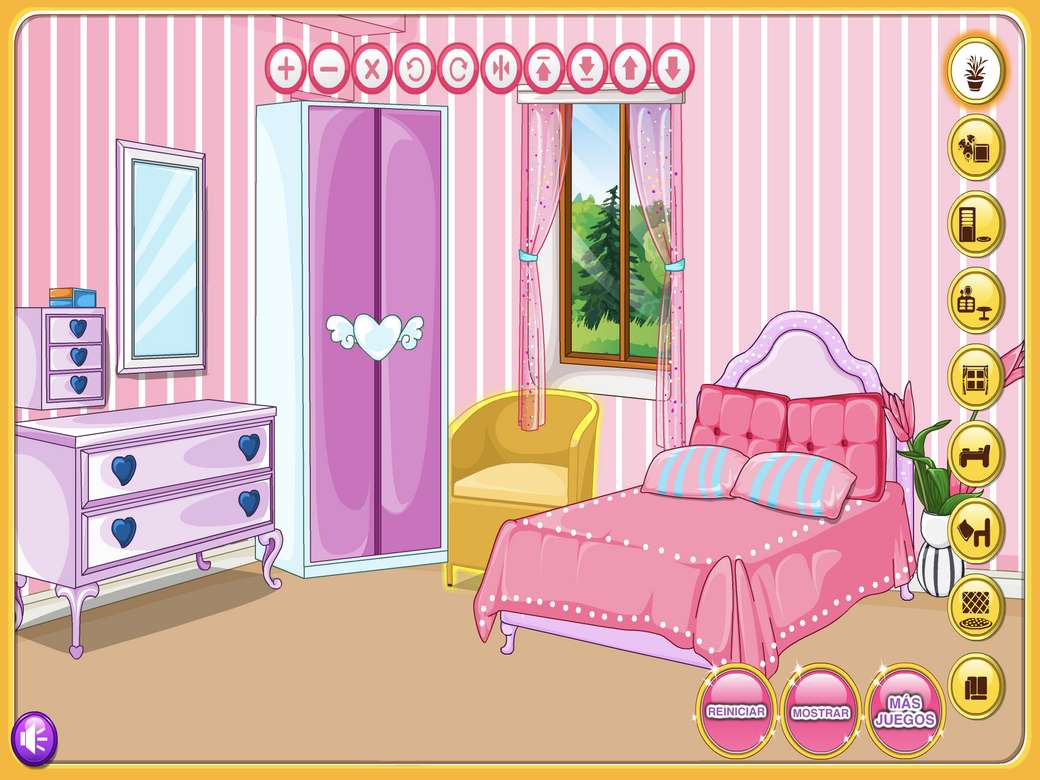 The bedroom of the princess online puzzle