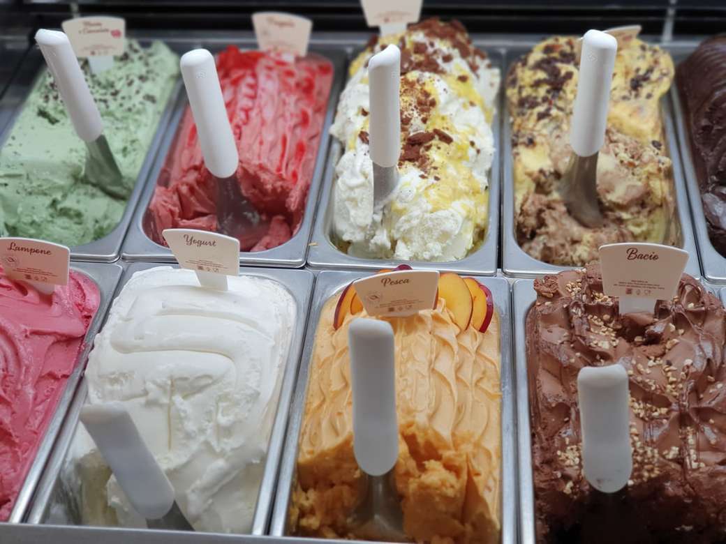 Сладолед дъга онлайн пъзел