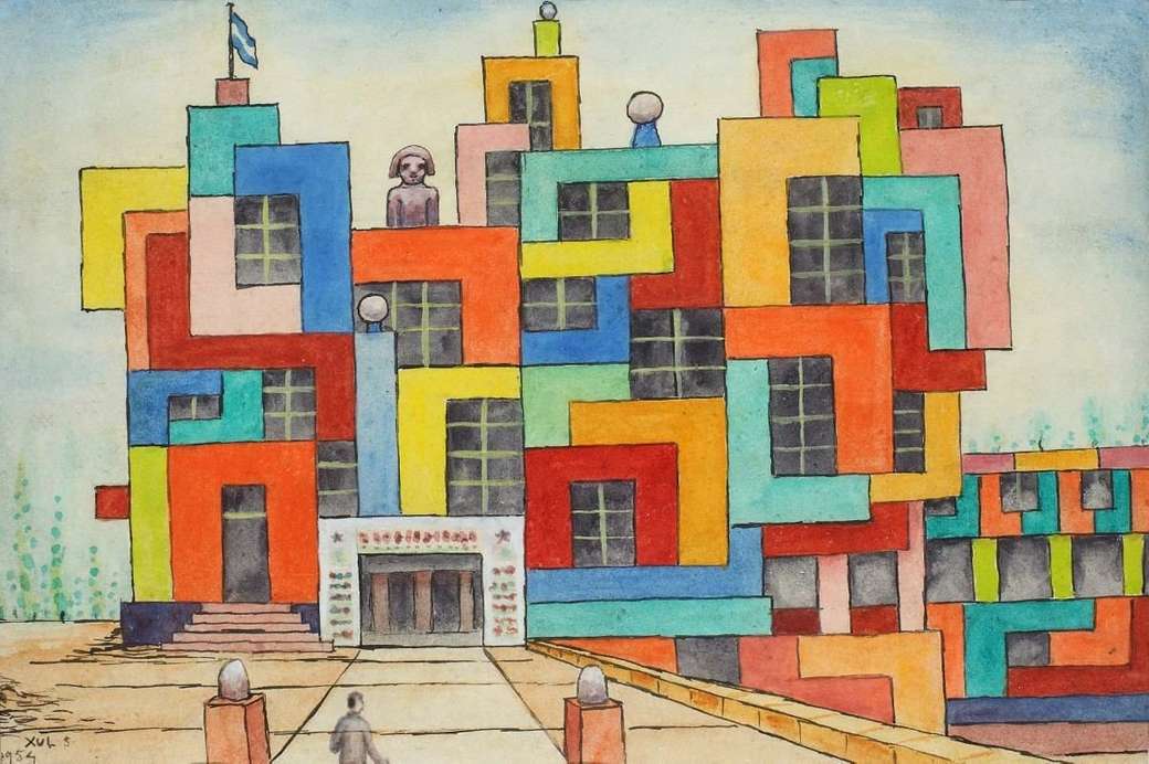 Városi homlokzat online puzzle