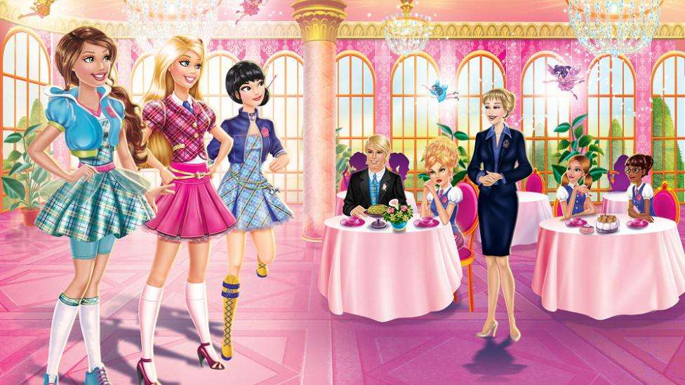 Барбі та Академія принцес пазл онлайн