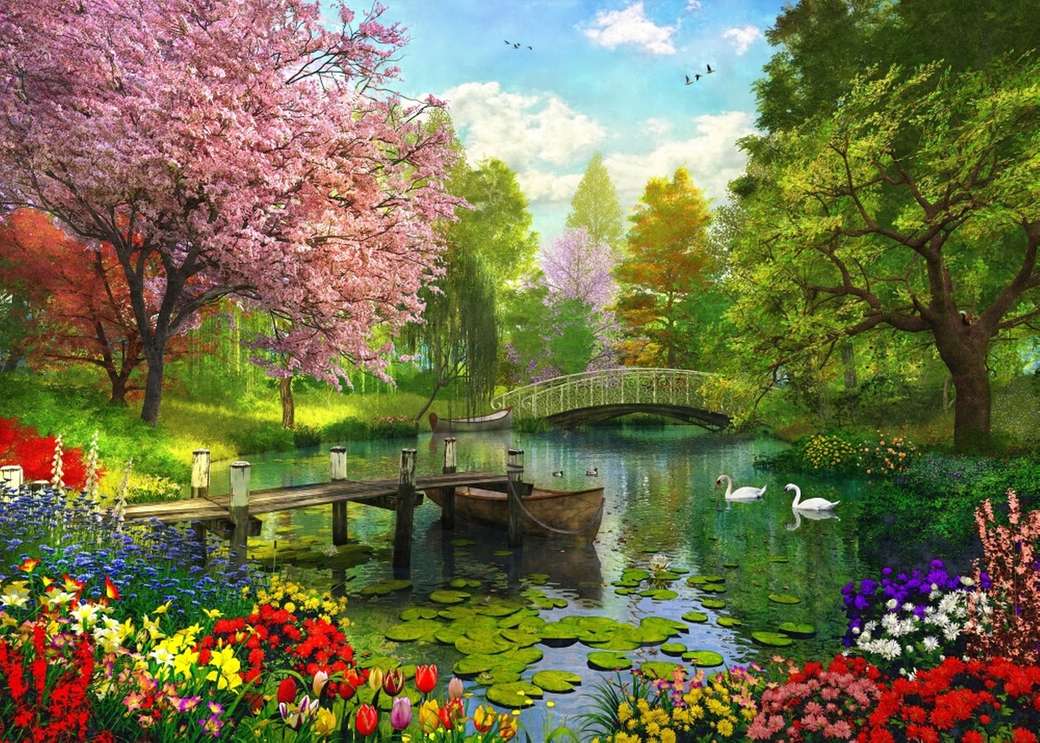 Spring in the park online puzzle