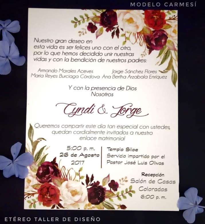 Invitación boda rompecabezas en línea