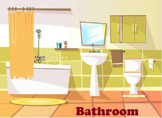 ванна кімната - ванна кімната онлайн пазл