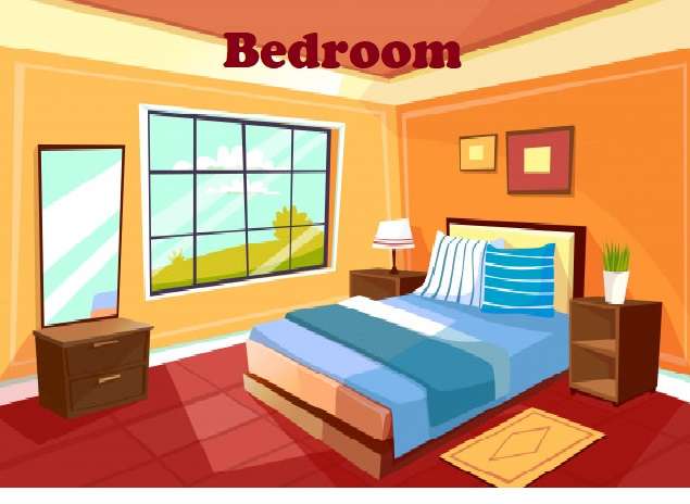 Bedroom- Habitación rompecabezas en línea