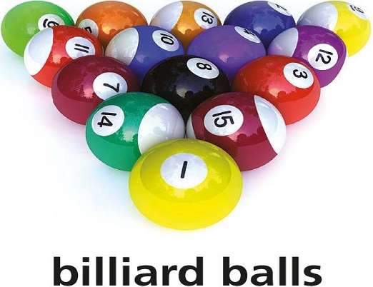 b è per le palle da biliardo puzzle online