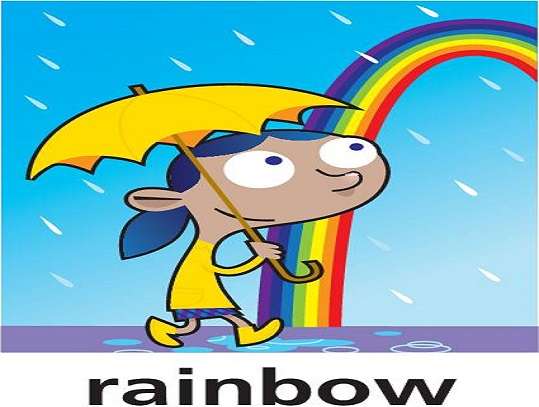 r is voor regenboog legpuzzel online