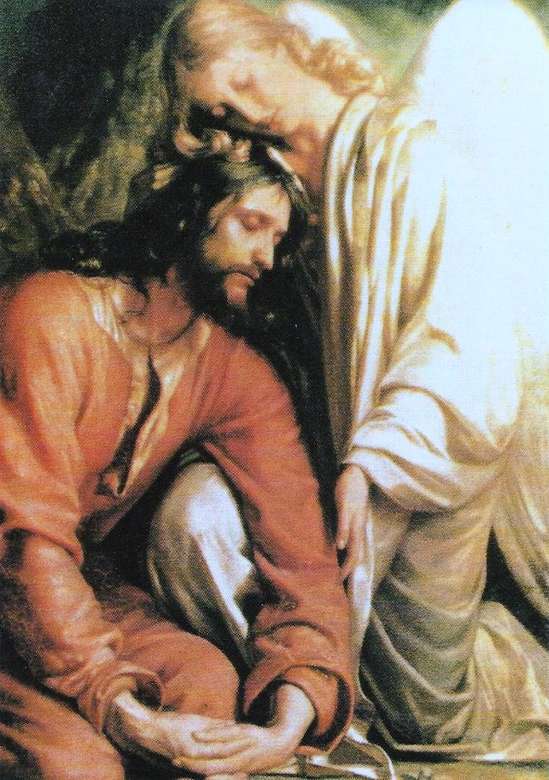 Jesús en el monte de los olivos rompecabezas en línea