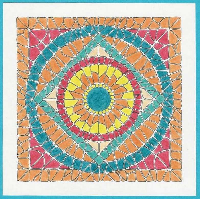 Mandala mosaik Pussel online