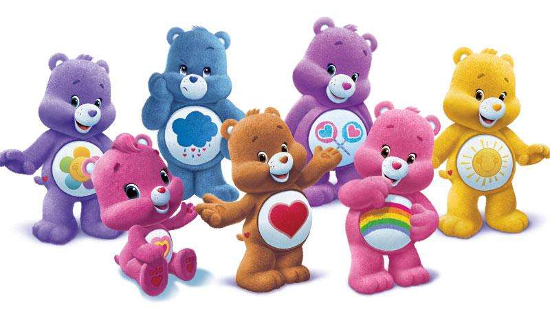 HAPPY COLORFUL BEARS jigsaw puzzle online