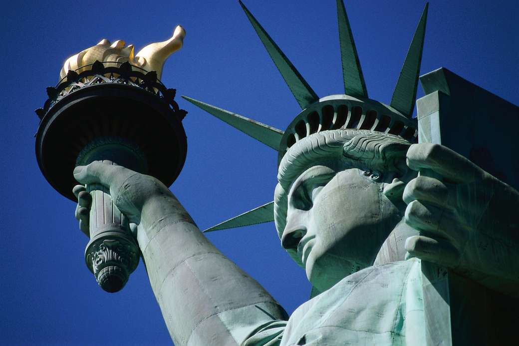 Άγαλμα της Ελευθερίας στις Ηνωμένες Πολιτείες online παζλ