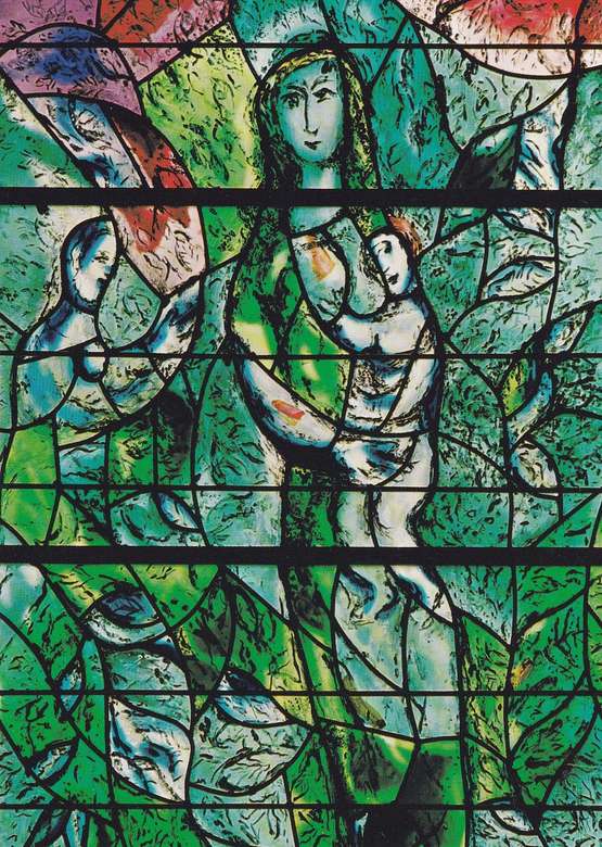 Chagall ablak Münster Zürichben kirakós online