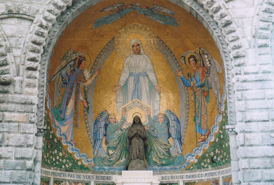 Présentation de la Vierge à Lourdes puzzle en ligne