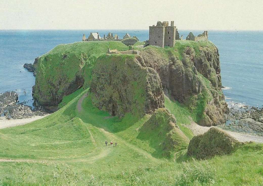 Castelul Dunbar din Scoția jigsaw puzzle online