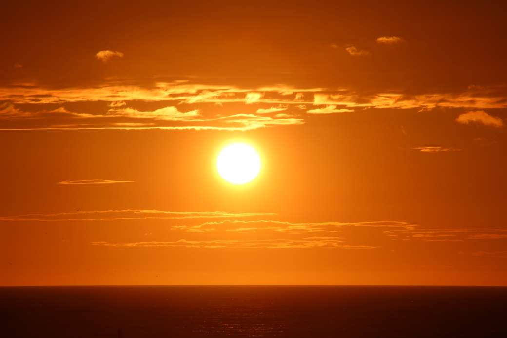 Вечірнє сонце в Зеландії пазл онлайн