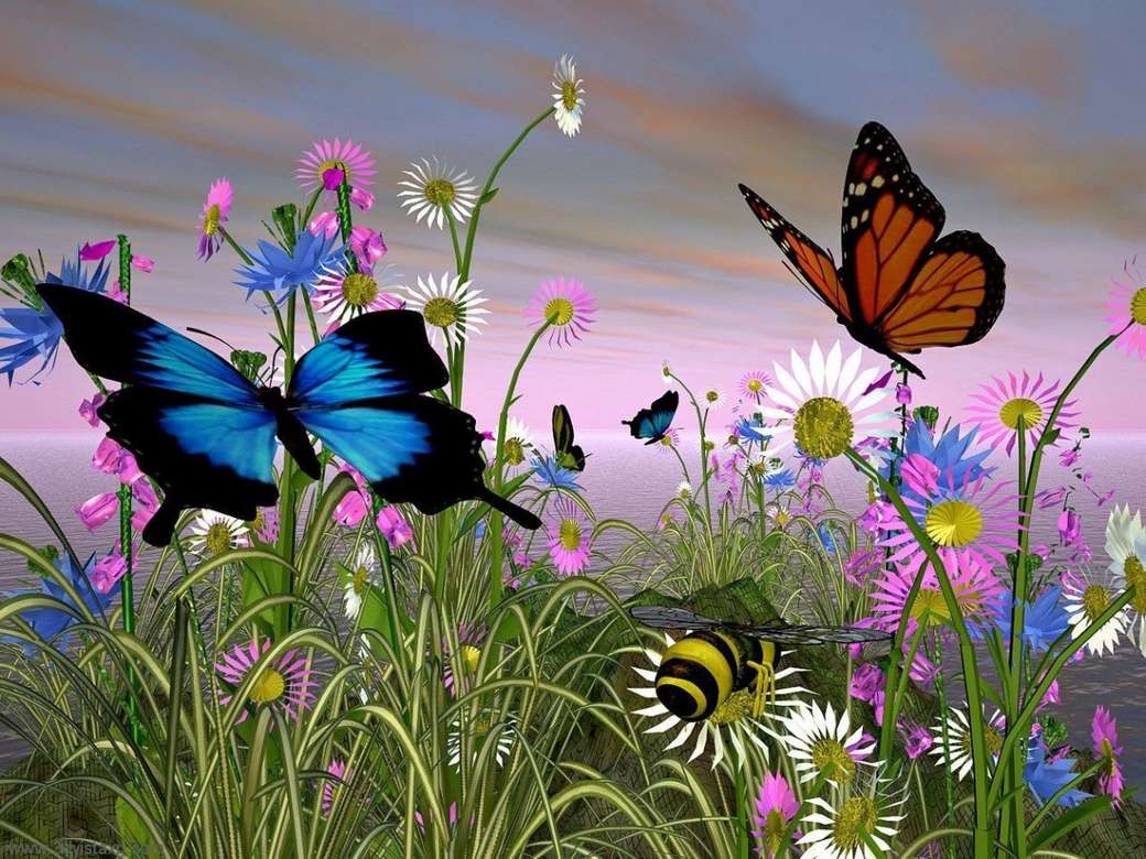 Farfalle ... puzzle online