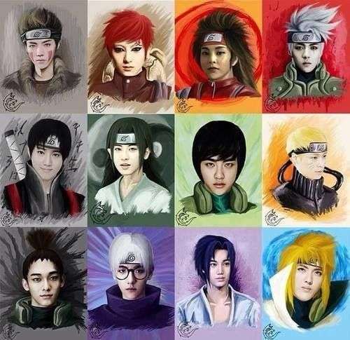 exo naruto version. jigsaw puzzle online