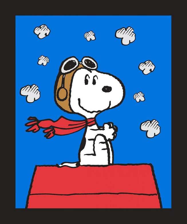 Snoopy mot Red Baron pussel på nätet