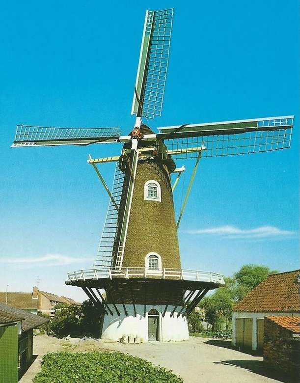 Windmühle auf Zeeland Puzzlespiel online