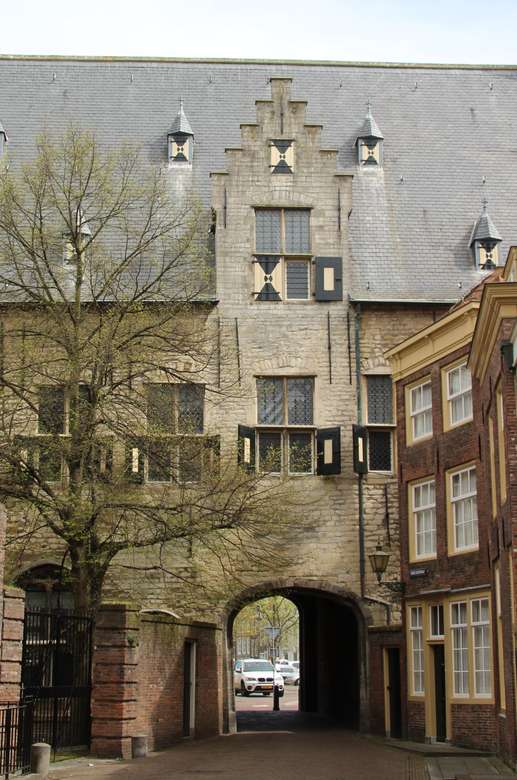 Porta della città Middelburg Zeeland puzzle online