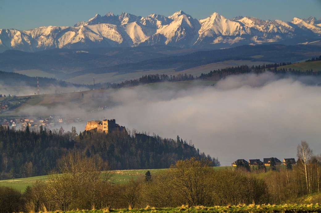 Panorama de las montañas Tatra rompecabezas en línea