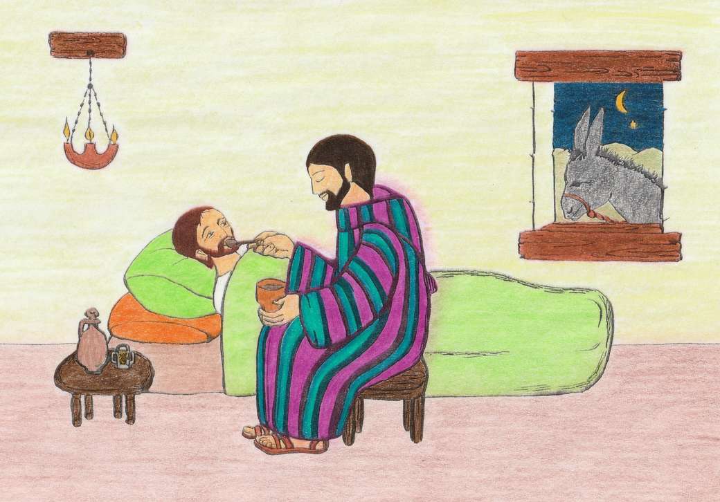 Voor kinderen: The Good Samaritan Picture 5 legpuzzel online