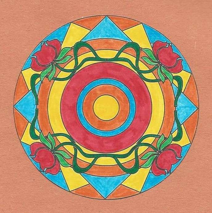 Mandala Four νούφαρα 2 παζλ online