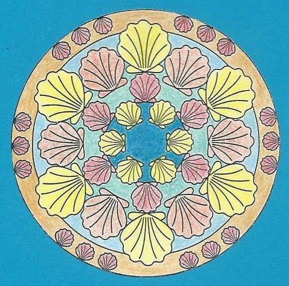 Mandala sea shells jigsaw puzzle online