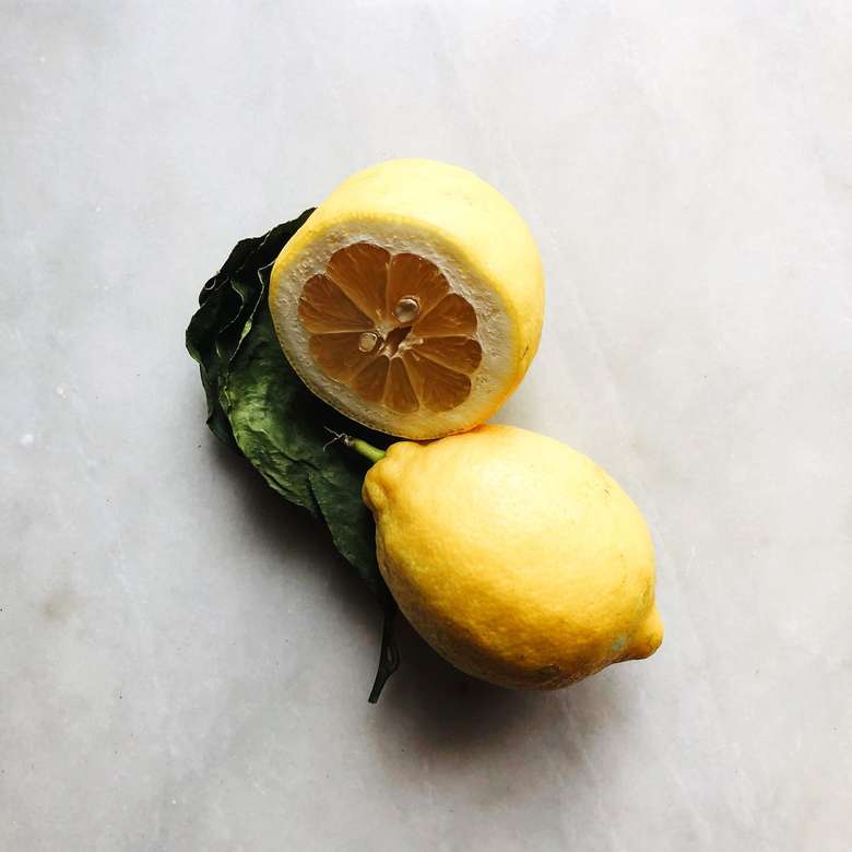 Färska citroner pussel på nätet