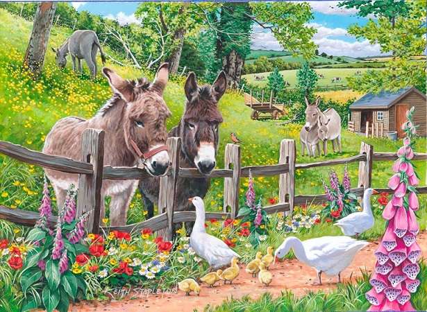 Animale în mediul rural. jigsaw puzzle online