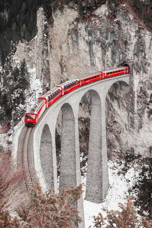 Railway viaduct. online puzzle